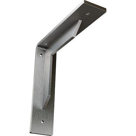 Ekena Millwork Stockport Steel Bracket, Stainless Steel 2"W x 8"D x 8"H BKTM02X08X08STSS